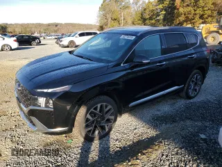 2022 Hyundai Santa Fe Calligraphy with VIN 5NMS54AL9NH466415, listed as a Copart auction lot 80274414 with 64,663 mi miles and Salvage Title. Bid and sale history available at carsss.com. Image 1.