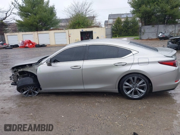 2021 Lexus ES 350 F Sport with VIN 58AGZ1B1XMU098554, listed as a IAAI auction lot 42026390 with 86,171 mi miles and . Bid and sale history available at DreamBid. Image 14.