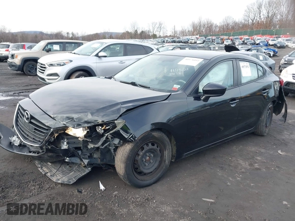 2015 Mazda 3 i SV with VIN JM1BM1T79F1237259, listed as a IAAI auction lot 40971092 with 140,871 mi miles. Bid and sale history available at carsss.com. Image 2.