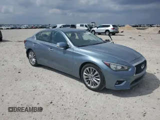 2019 Infiniti Q50 3.0t LUXE with VIN JN1EV7AP6KM519371, listed as a Copart auction lot 47088775 with 44,076 mi miles and Salvage Title. Bid and sale history available at carsss.com. Image 4.