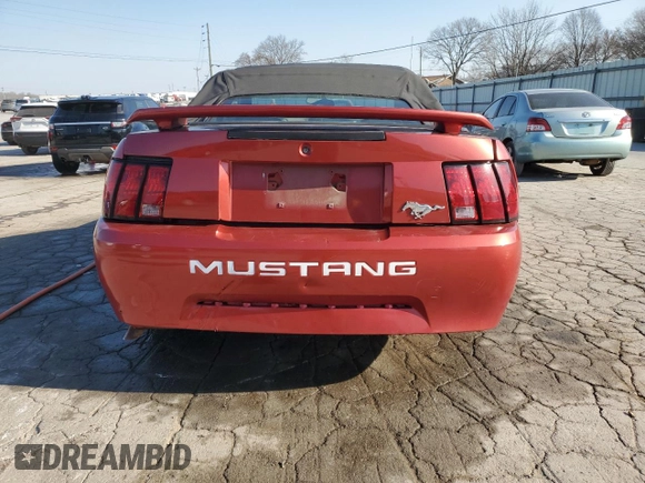 2001 Ford Mustang Deluxe with VIN 1FAFP44421F107940, listed as a Copart auction lot 48740865 with 157,878 mi miles and Salvage Title. Bid and sale history available at carsss.com. Image 6.