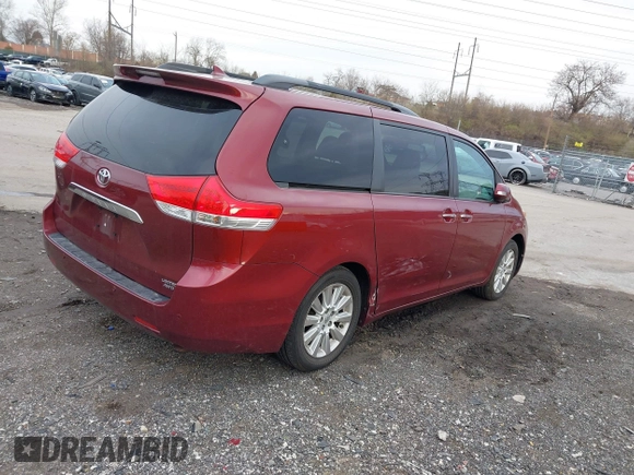 2013 Toyota Sienna XLE with VIN 5TDDK3DC1DS068215, listed as a IAAI auction lot 41610737 with 168,186 mi miles and . Bid and sale history available at DreamBid. Image 4.