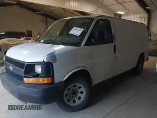 2012 Chevrolet Express Cargo Van with VIN 1GCSGAFX1C1137199, listed as a IAAI auction lot 41882425 with 278,373 mi miles. Bid and sale history available at carsss.com. Image 2.