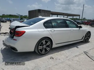 2019 BMW 7 Series 740i with VIN WBA7E2C57KB218038, listed as a Copart auction lot 77892043 with 51,471 mi miles. Bid and sale history available at carsss.com. Image 3.
