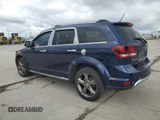 2017 Dodge Journey Crossroad Plus with VIN 3C4PDCGG4HT581492, listed as a Copart auction lot 56106085 with 129,476 mi miles and Salvage title. Bid and sale history available at DreamBid. Image 2.