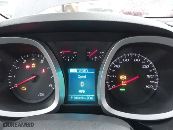 2015 Chevrolet Equinox LT with VIN 2GNALBEK8F6312639, listed as a IAAI auction lot 40883843 with 86,020 mi miles. Bid and sale history available at carsss.com. Image 7.