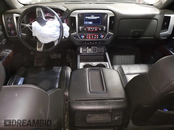 2015 GMC Sierra 1500 SLT with VIN 3GTU2VEC2FG151454, listed as a Copart auction lot 50685105 with 136,283 mi miles and Salvage Title. Bid and sale history available at DreamBid. Image 8.