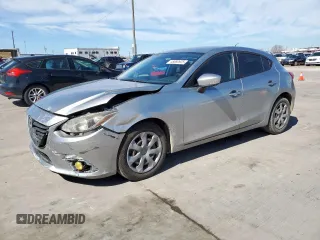 2015 Mazda 3 i Sport with VIN JM1BM1K72F1224290, listed as a Copart auction lot 46680925 with 133,131 mi miles and Salvage Title. Bid and sale history available at DreamBid. Image 1.