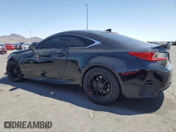 2015 Lexus RC 350 F Sport with VIN JTHHE5BC8F5002937, listed as a Copart auction lot 60566685 with 86,343 mi miles and Salvage title. Bid and sale history available at DreamBid. Image 2.
