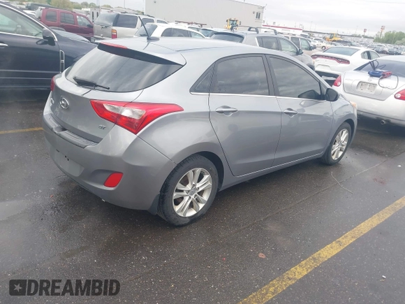 2014 Hyundai Elantra GT with VIN KMHD35LH1EU215003, listed as a IAAI auction lot 42154051 with 109,759 mi miles. Bid and sale history available at carsss.com. Image 4.