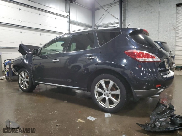 2013 Nissan Murano SL with VIN JN8AZ1MW7DW312578, listed as a Copart auction lot 45735875 with 159,093 mi miles and Salvage Title. Bid and sale history available at carsss.com. Image 2.