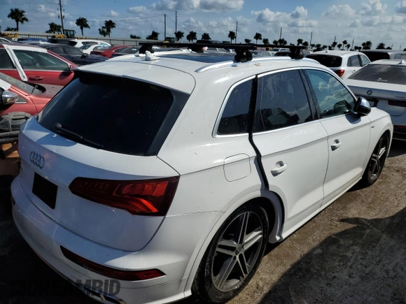 2018 Audi SQ5 Premium Plus with VIN WA1A4AFY3J2223449, listed as a Copart auction lot 74934134 with Not Provided miles and Salvage Title. Bid and sale history available at DreamBid. Image 3.