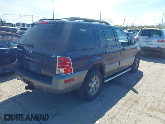 2005 Mercury Mountaineer Convenience z VIN 4M2ZU86K75UJ02554, wystawiony jako IAAI lot #42071767 z przebiegiem 224 432 mil mil oraz . Historia ofert i sprzedaży dostępna na DreamBid. Obrazek 4.
