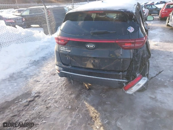 2020 Kia Sportage LX with VIN KNDPMCACXL7651371, listed as a IAAI auction lot 41587357 with 61,457 mi miles. Bid and sale history available at carsss.com. Image 16.