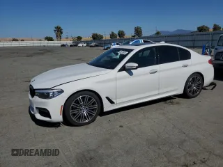 2018 BMW 5 Series 540i with VIN WBAJE5C51JWA93393, listed as a Copart auction lot 62678805 with 85,621 mi miles and Salvage title. Bid and sale history available at DreamBid. Image 1.