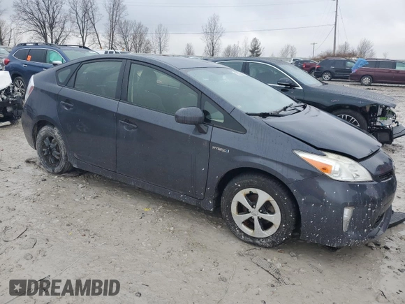 2012 Toyota Prius One with VIN JTDKN3DU7C1614826, listed as a Copart auction lot 46750225 with 251,474 mi miles and Clean Title. Bid and sale history available at carsss.com. Image 4.