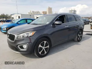 2016 Kia Sorento EX with VIN 5XYPH4A12GG135524, listed as a Copart auction lot 46369245 with 122,796 mi miles and Salvage Title. Bid and sale history available at carsss.com. Image 1.