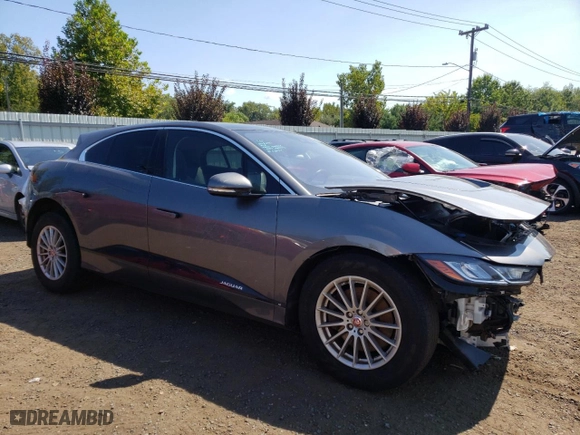 2020 Jaguar I-PACE S with VIN SADHB2S15L1F85176, listed as a Copart auction lot 68355344 with 25579 miles and Salvage Title. Bid and sale history available at carsss.com. Image 4.
