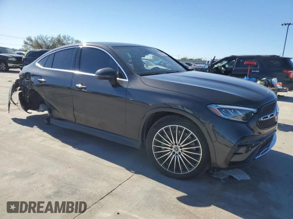 2024 Mercedes-Benz GLC with VIN W1NKJ4HB8RF183833, listed as a Copart auction lot 80949784 with 5,892 mi miles and Salvage Title. Bid and sale history available at carsss.com. Image 4.