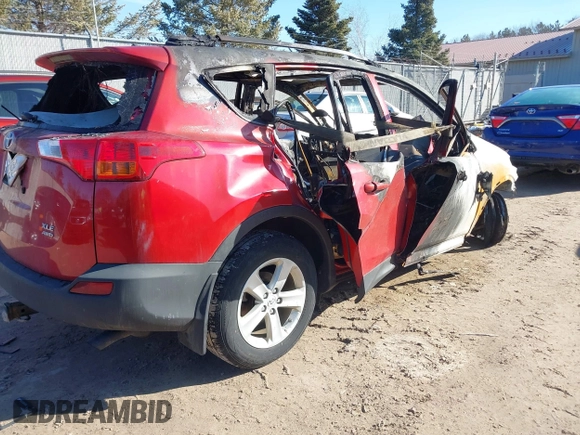 2014 Toyota RAV4 XLE with VIN JTMRFREV6ED047869, listed as a IAAI auction lot 41734562 with 1 mi miles. Bid and sale history available at carsss.com. Image 4.