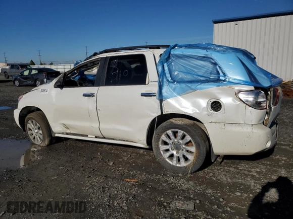 2017 Toyota Sequoia Platinum with VIN 5TDDY5G12HS149881, listed as a Copart auction lot 79488914 with 0 mi miles and Salvage Title. Bid and sale history available at carsss.com. Image 2.