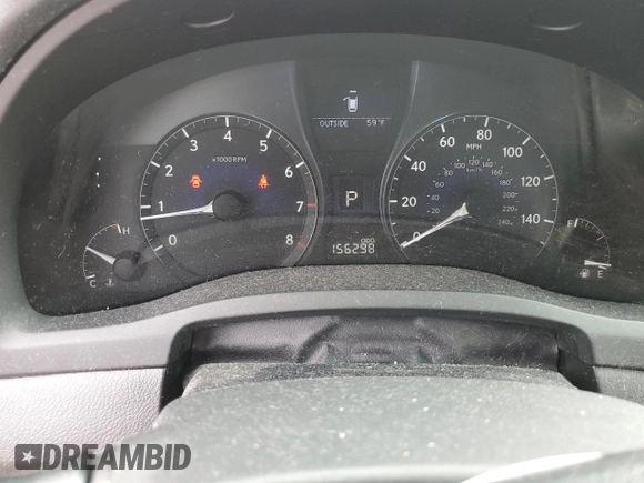 2010 Lexus RX 350 with VIN 2T2BK1BA7AC076736, listed as a Copart auction lot 57855605 with 156,298 mi miles and Salvage title. Bid and sale history available at DreamBid. Image 9.