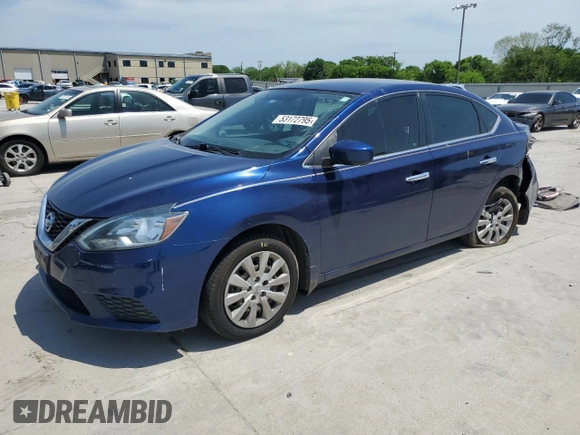 2017 Nissan Sentra SV z VIN 3N1AB7AP9HY213777, wystawiony jako Copart lot #53172795 z przebiegiem 86 088 mil mil oraz Szkoda całkowita • Salvage title. Historia ofert i sprzedaży dostępna na DreamBid. Obrazek 1.