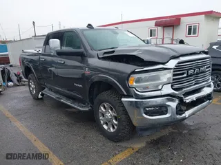 2022 Ram 2500 Laramie with VIN 3C6UR5FL2NG243857, listed as a IAAI auction lot 41736144 with 58,474 mi miles. Bid and sale history available at carsss.com. Image 1.