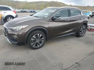 2019 Infiniti QX30 Luxe with VIN SJKCH5CR1KA009121, listed as a Copart auction lot 55252695 with 95,931 mi miles and Salvage title. Bid and sale history available at DreamBid. Image 1.
