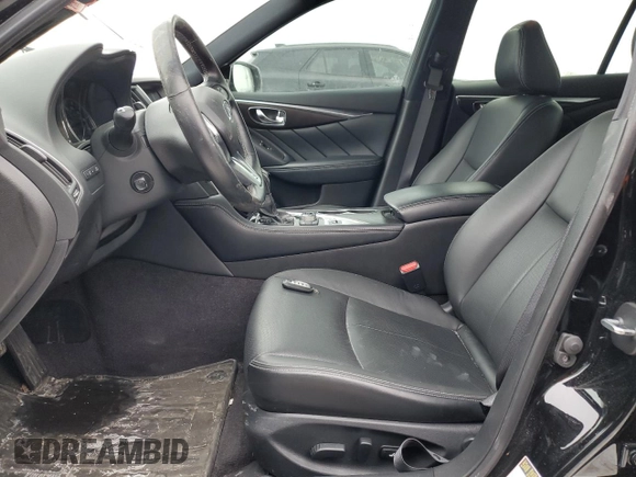 2021 Infiniti Q50 Signature Edition with VIN JN1EV7CR2MM751399, listed as a Copart auction lot 45422675 with 40,227 mi miles and Salvage title. Bid and sale history available at DreamBid. Image 7.