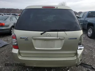 2004 Mazda MPV LX with VIN JM3LW28A840502496, listed as a Copart auction lot 80946673 with 117,423 mi miles and Salvage Title. Bid and sale history available at carsss.com. Image 6.