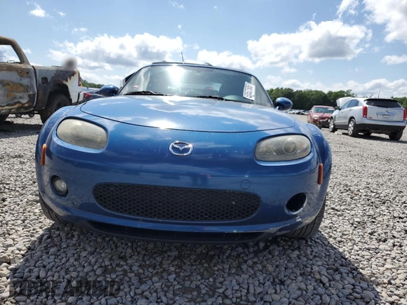 2006 Mazda MX-5 Miata Sport z VIN JM1NC25F760122353, wystawiony jako Copart lot #53557585 z przebiegiem 150 409 mil mil oraz Szkoda całkowita • Salvage title. Historia ofert i sprzedaży dostępna na DreamBid. Obrazek 5.
