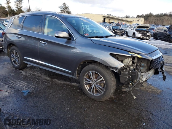 2017 Infiniti QX60 with VIN 5N1DL0MMXHC526941, listed as a Copart auction lot 49434135 with 101,811 mi miles and Salvage Title. Bid and sale history available at DreamBid. Image 4.