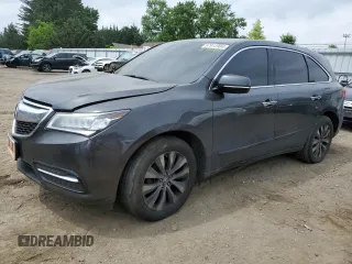 2015 Acura MDX Technology z VIN 5FRYD4H65FB013147, wystawiony jako Copart lot #57912904 z przebiegiem 137 110 mil mil oraz Szkoda całkowita • Salvage title. Historia ofert i sprzedaży dostępna na DreamBid. Obrazek 1.