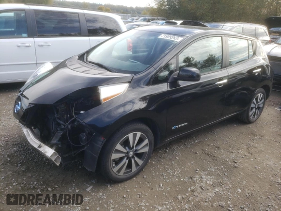 2015 Nissan LEAF SV with VIN 1N4AZ0CP1FC317091, listed as a Copart auction lot 71909263 with 35,621 mi miles. Bid and sale history available at carsss.com. Image 1.