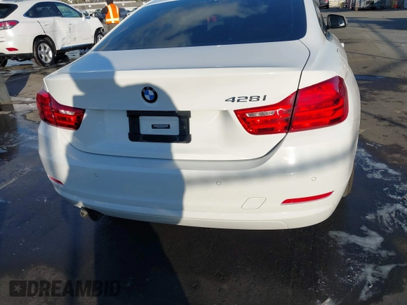 2014 BMW 4 Series 428i with VIN WBA3N7C50EF718812, listed as a IAAI auction lot 41349128 with 67,581 mi miles and . Bid and sale history available at carsss.com. Image 16.