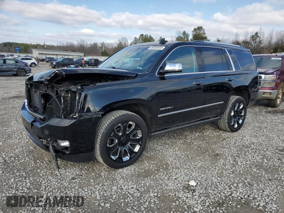 2018 GMC Yukon Denali with VIN 1GKS2CKJ1JR328166, listed as a Copart auction lot 45020505 with 58,311 mi miles and Salvage Title. Bid and sale history available at carsss.com. Image 1.