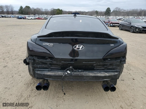 2015 Hyundai Genesis Coupe 3.8L Ultimate with VIN KMHHU6KJ5FU122432, listed as a Copart auction lot 46363685 with 83,023 mi miles and Clean Title. Bid and sale history available at carsss.com. Image 6.