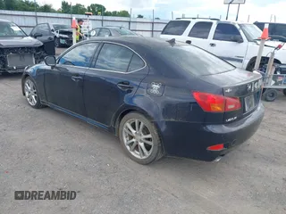 2007 Lexus IS 250 z VIN JTHBK262775030745, wystawiony jako IAAI lot #42224823 z przebiegiem 185 295 mil mil oraz . Historia ofert i sprzedaży dostępna na DreamBid. Obrazek 3.