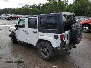 2016 Jeep Wrangler Unlimited Sahara with VIN 1C4BJWEGXGL245041, listed as a Copart auction lot 88099245 with 134,768 mi miles and Salvage title. Bid and sale history available at DreamBid. Image 2.