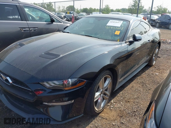 2019 Ford Mustang EcoBoost with VIN 1FA6P8TH0K5163443, listed as a IAAI auction lot 42452617 with 87,833 mi miles and . Bid and sale history available at DreamBid. Image 16.