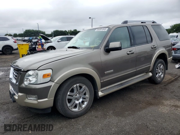 2006 Ford Explorer Eddie Bauer с VIN 1FMEU74EX6UB48677, выставлен на аукционе Copart как лот 64091645 с пробегом 157 426 миль миль и Списание • Salvage title. История ставок и продаж доступна на DreamBid. Изображение 1.