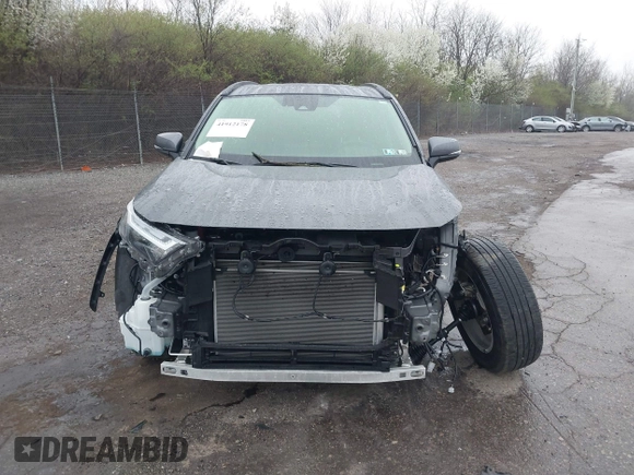 2023 Toyota RAV4 Hybrid XLE with VIN JTMRWRFV5PJ056825, listed as a IAAI auction lot 41912178 with 1 mi miles. Bid and sale history available at carsss.com. Image 13.