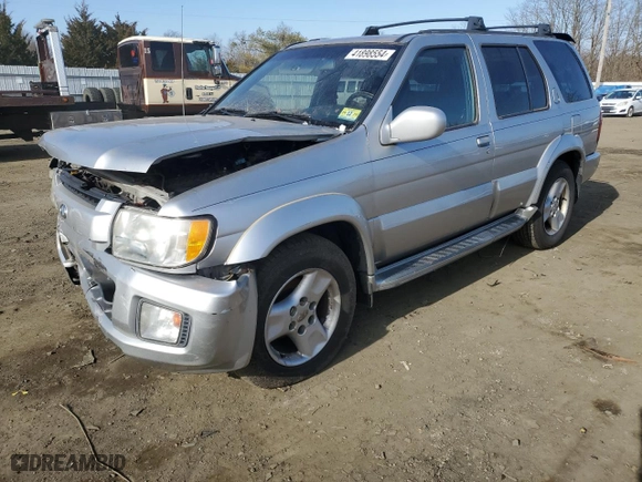 2002 Infiniti QX4 Luxury with VIN JNRDR09Y62W254974, listed as a Copart auction lot 41898554 with 239575 miles and Salvage Title. Bid and sale history available at carsss.com. Image 1.