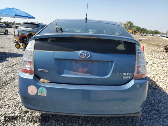 2008 Toyota Prius with VIN JTDKB20U987696362, listed as a Copart auction lot 53090085 with 155,902 mi miles and Salvage Title. Bid and sale history available at DreamBid. Image 6.