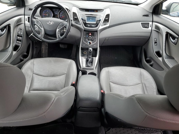2015 Hyundai Elantra Limited with VIN KMHDH4AE4FU282295, listed as a Copart auction lot 46590195 with 95,388 mi miles and Salvage Title. Bid and sale history available at carsss.com. Image 8.