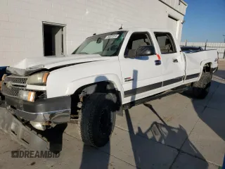 2005 Chevrolet Silverado 3500 SRW LT with VIN 1GCHK332X5F871228, listed as a Copart auction lot 75697014 with 0 mi miles and Salvage Title. Bid and sale history available at carsss.com. Image 1.