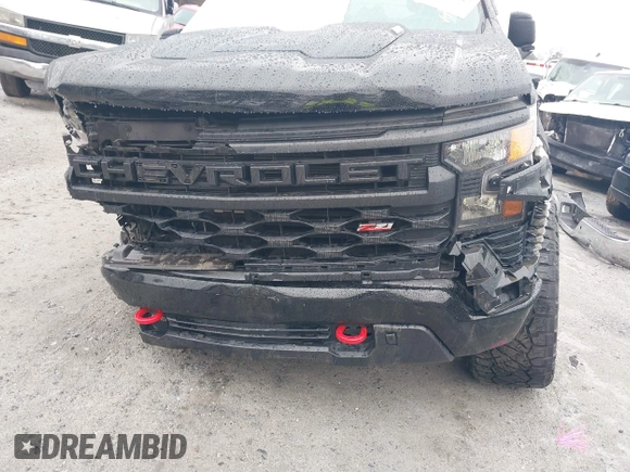 2022 Chevrolet Silverado 1500 Custom Trail Boss with VIN 3GCUDCET3NG657260, listed as a IAAI auction lot 40961987 with 51,631 mi miles and . Bid and sale history available at DreamBid. Image 13.
