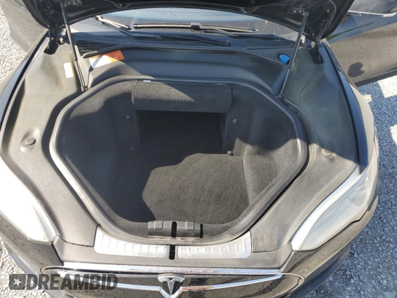 2016 Tesla Model S 70 with VIN 5YJSA1E17GF123934, listed as a Copart auction lot 55202865 with 132,027 mi miles and Salvage title. Bid and sale history available at DreamBid. Image 11.