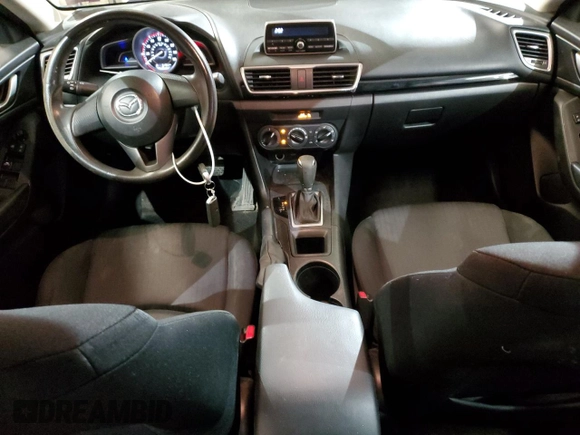 2015 Mazda 3 i SV with VIN JM1BM1T7XF1273445, listed as a Copart auction lot 50573685 with 81,701 mi miles and Salvage Title. Bid and sale history available at carsss.com. Image 8.
